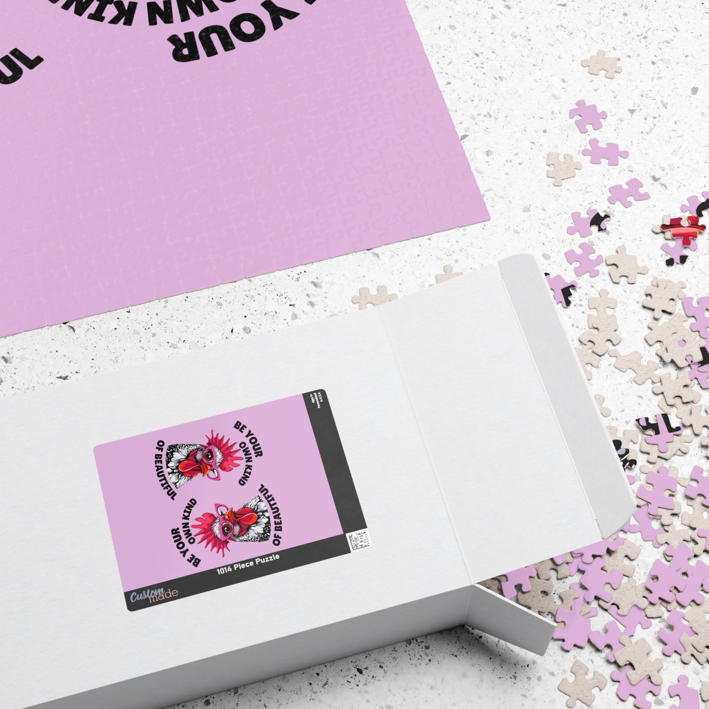 Be Your Own Kind of Beautiful Chicken Puzzle | Assorted Size Jigsaw Puzzles