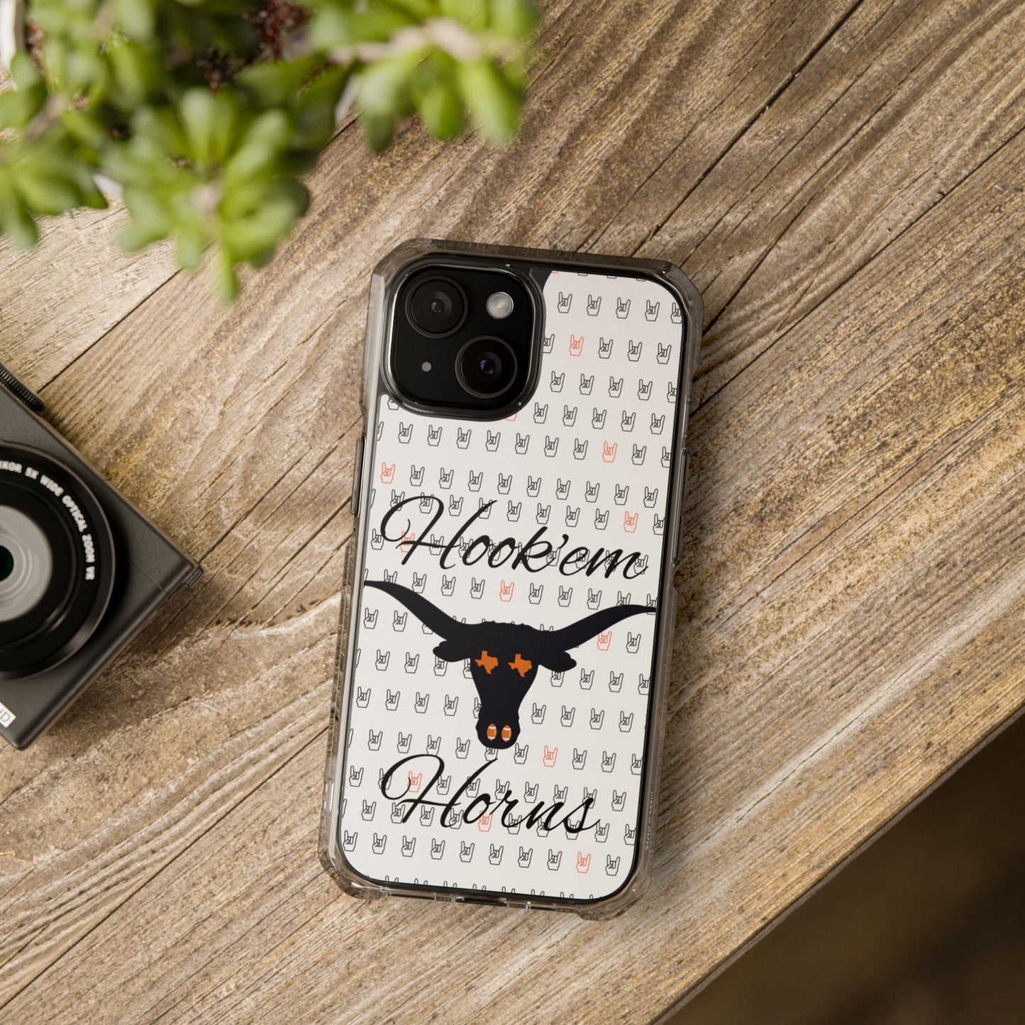 Magnet - Texas Longhorns Football Mini Hook'em Horns Design