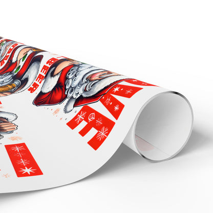 Funny Christmas Wrapping Paper I love DECEM-BEER