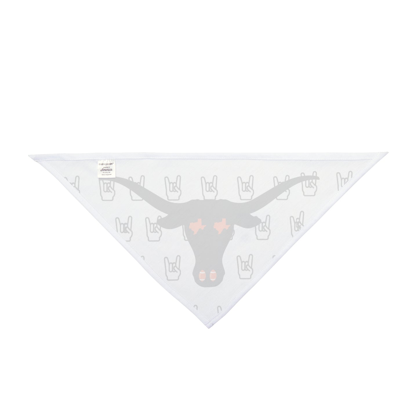 Rockin' Pet Bandana for Longhorn Lovers, Dog Accessories, Festival Gear, Pet Outfit, Cute Dog Wear, Unique Pet Gift