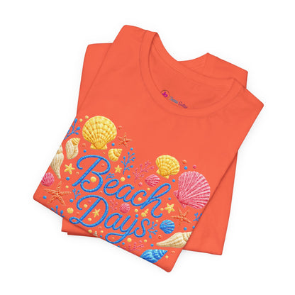 Beach Days heart seashells T-Shirt
