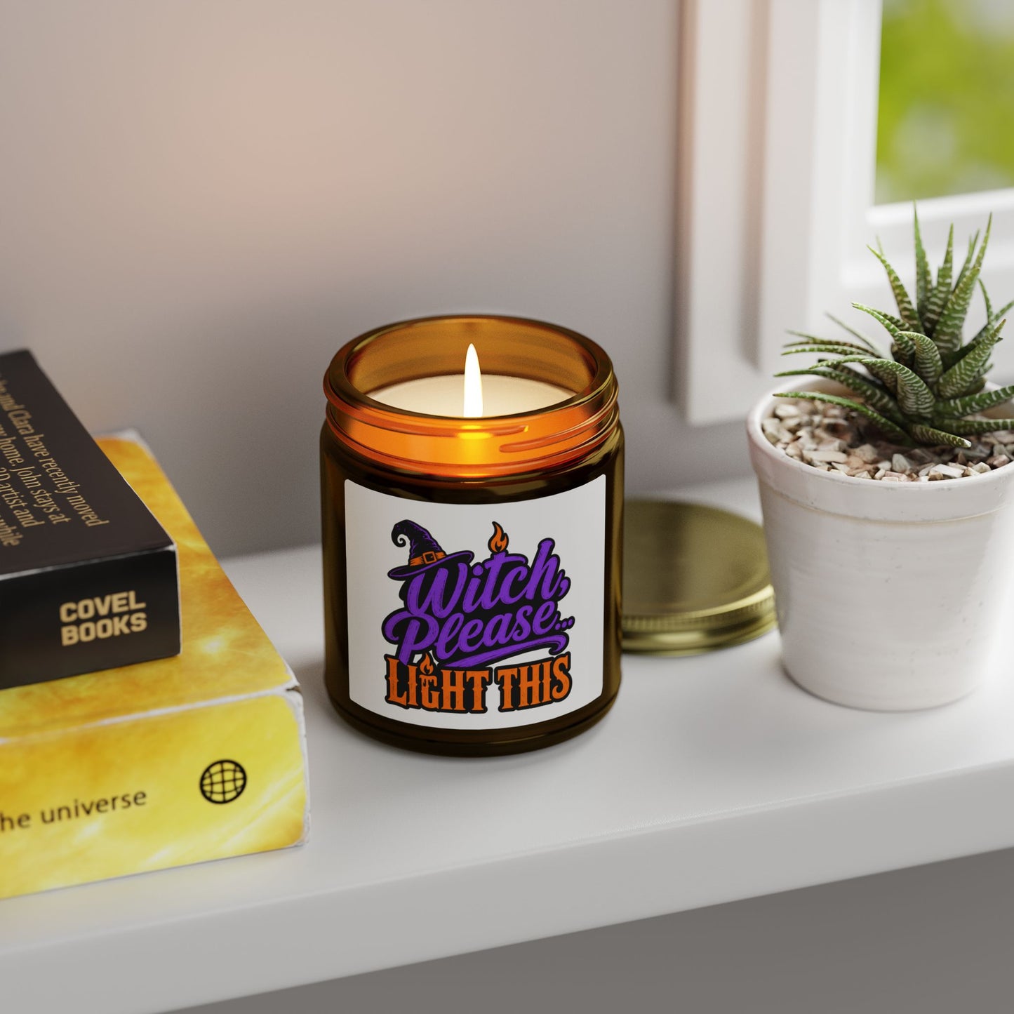 Witch Please 'Light This' Scented Candle — Coconut Apricot Wax (4oz/9oz)