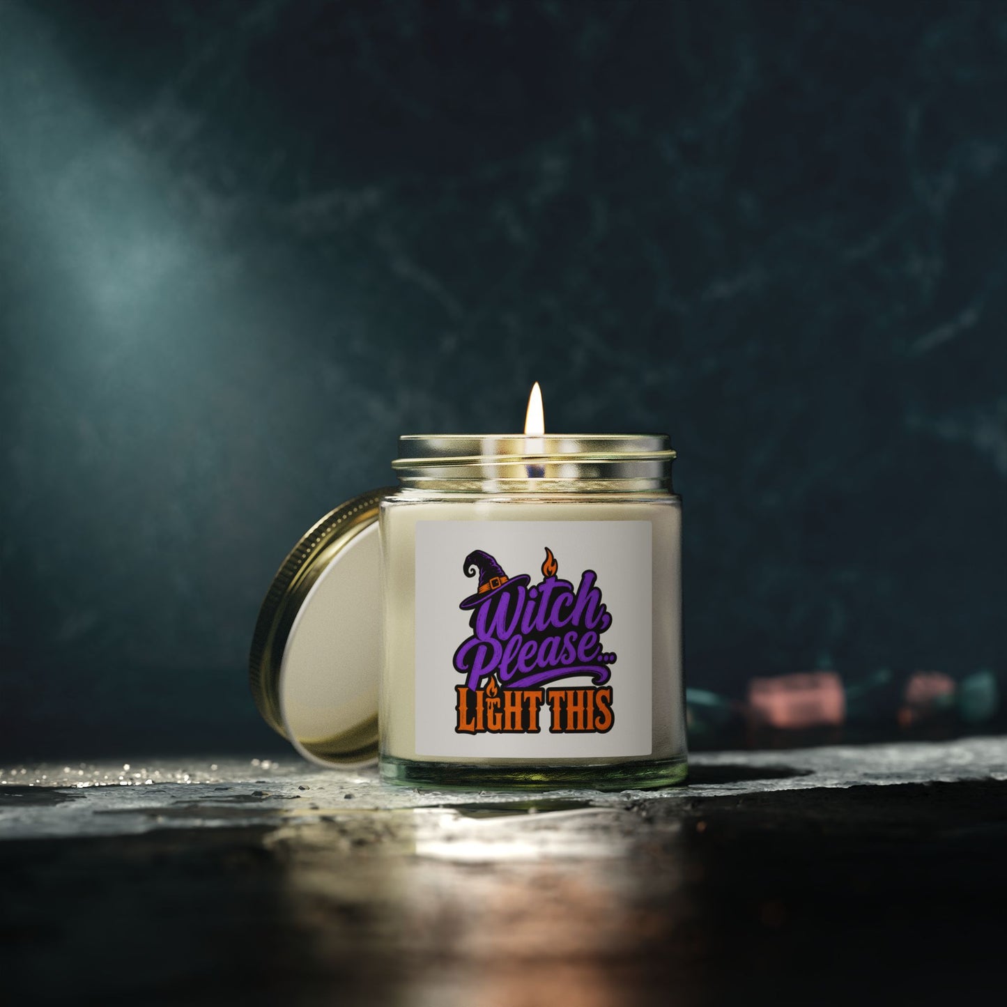 Witch Please 'Light This' Scented Candle — Coconut Apricot Wax (4oz/9oz)