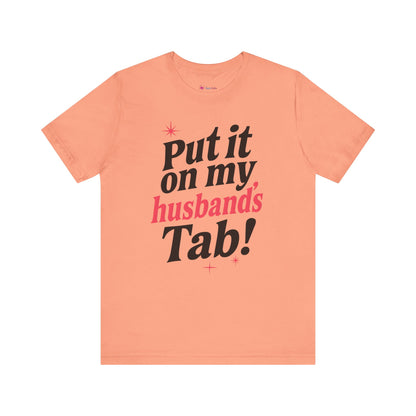 Funny Husband's Tab T-Shirt