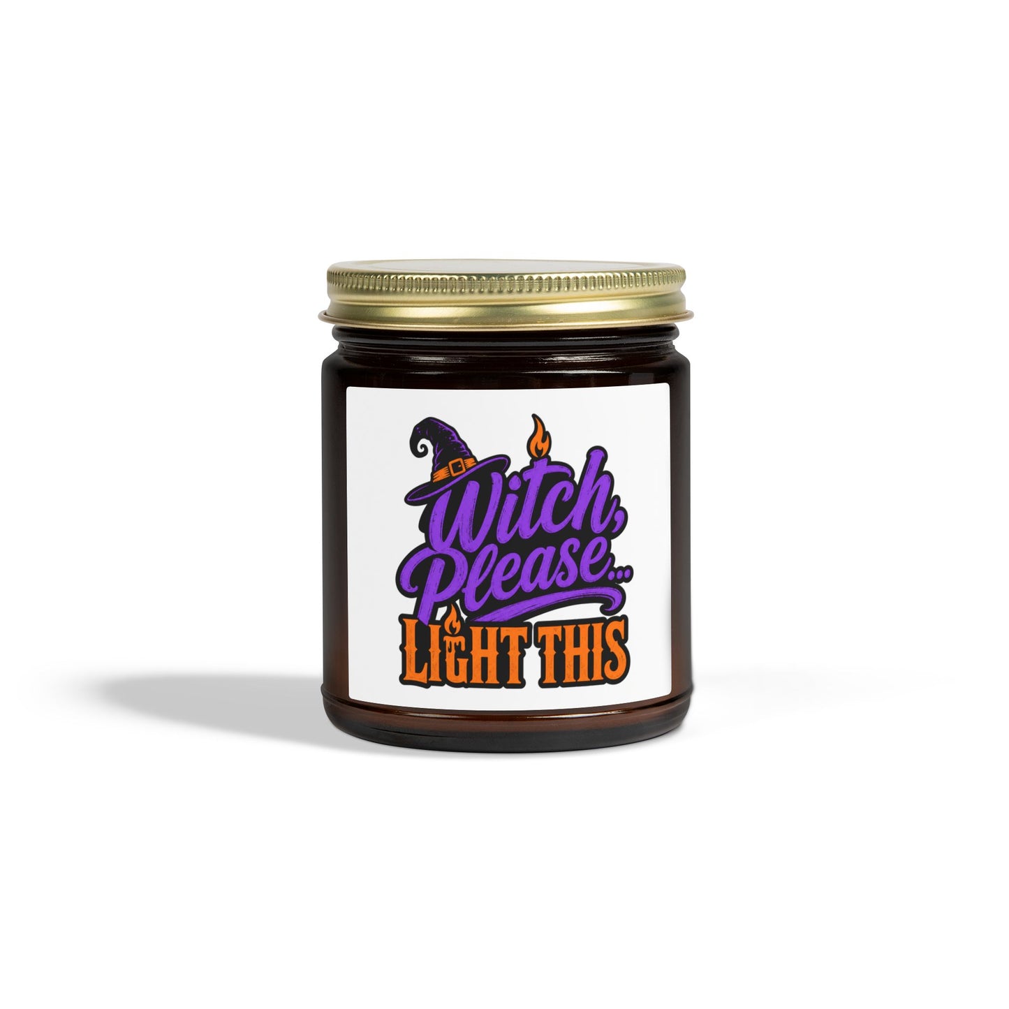 Witch Please 'Light This' Scented Candle — Coconut Apricot Wax (4oz/9oz)
