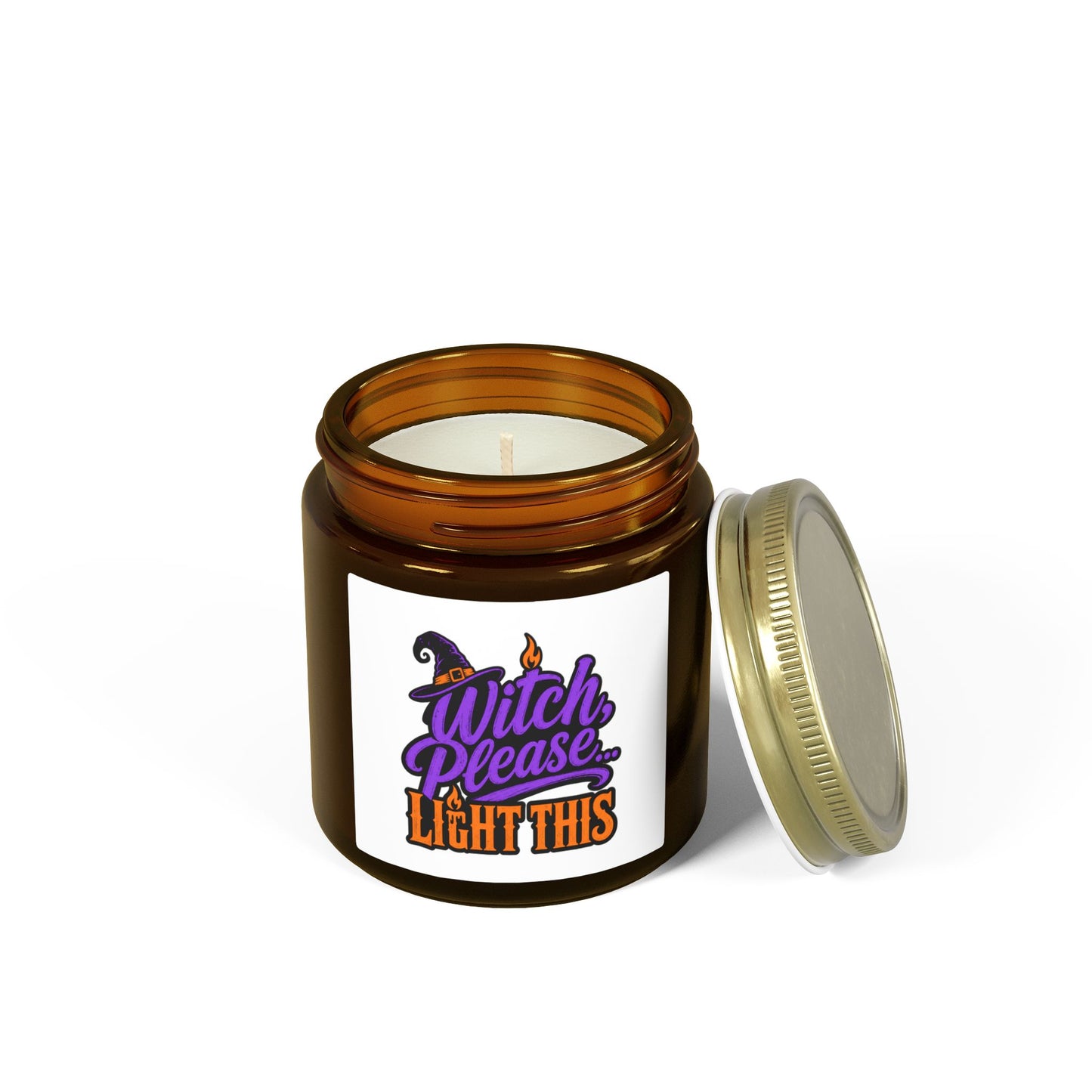 Witch Please 'Light This' Scented Candle — Coconut Apricot Wax (4oz/9oz)