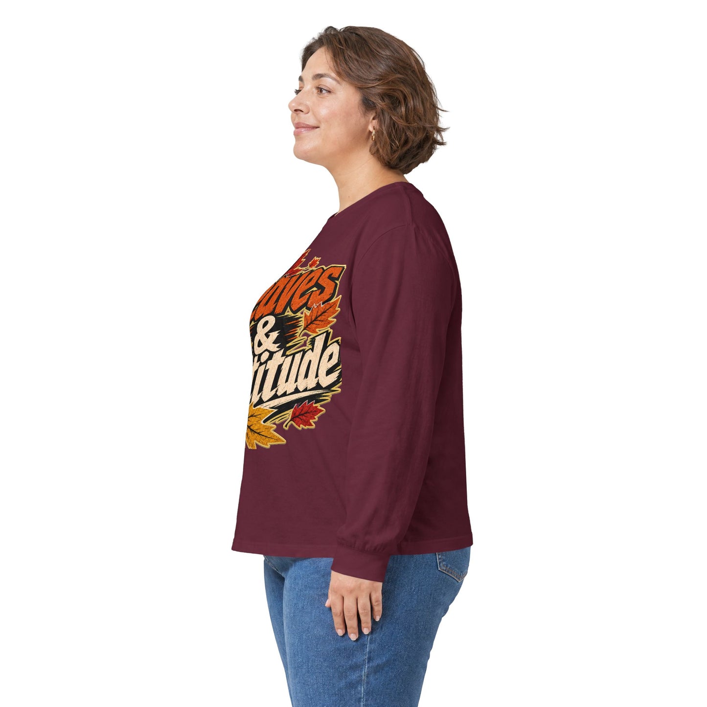 Leaves & Attitude Long Sleeve FALL T-SHIRT