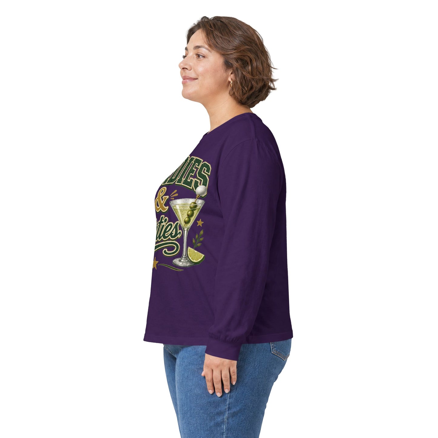 Birdies & Dirties Long Sleeve T-Shirt Golf Cocktail Marini's