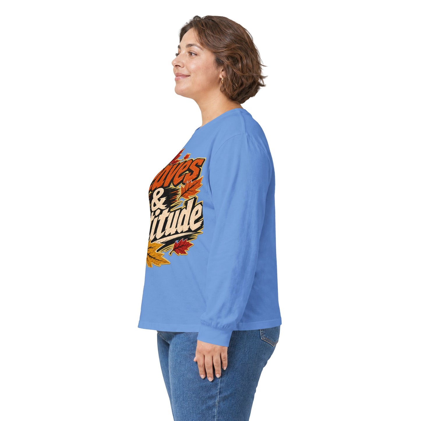 Leaves & Attitude Long Sleeve FALL T-SHIRT