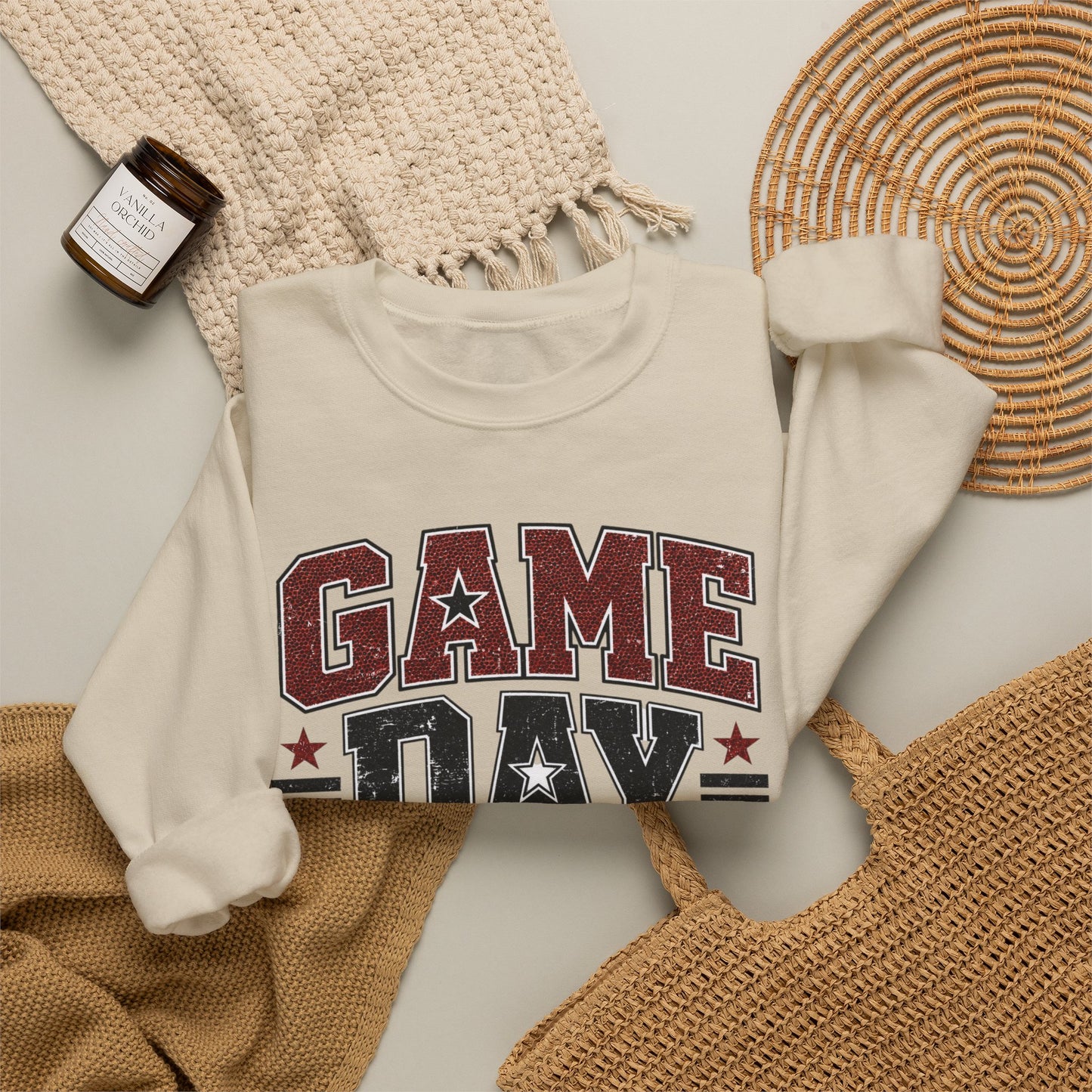Game Day Mode Sweatshirt — Football Fan Crewneck
