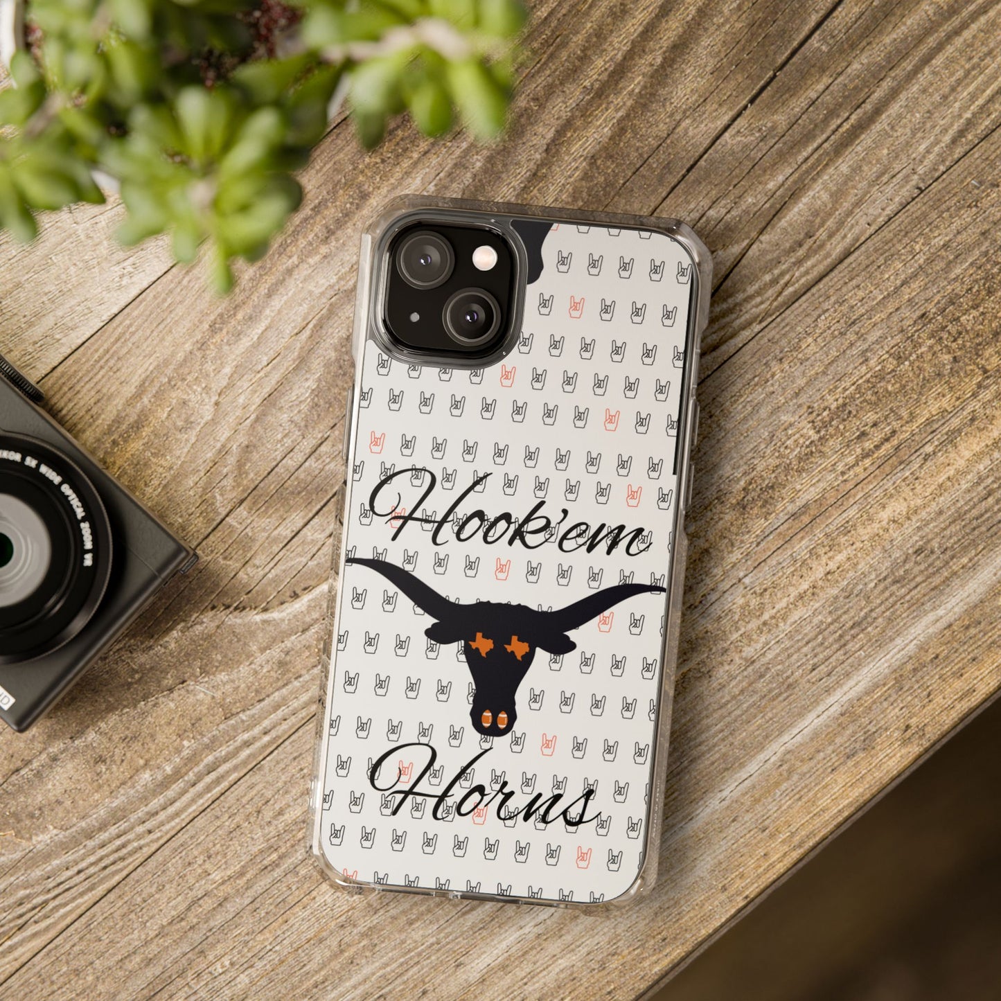 Magnet - Texas Longhorns Football Mini Hook'em Horns Design