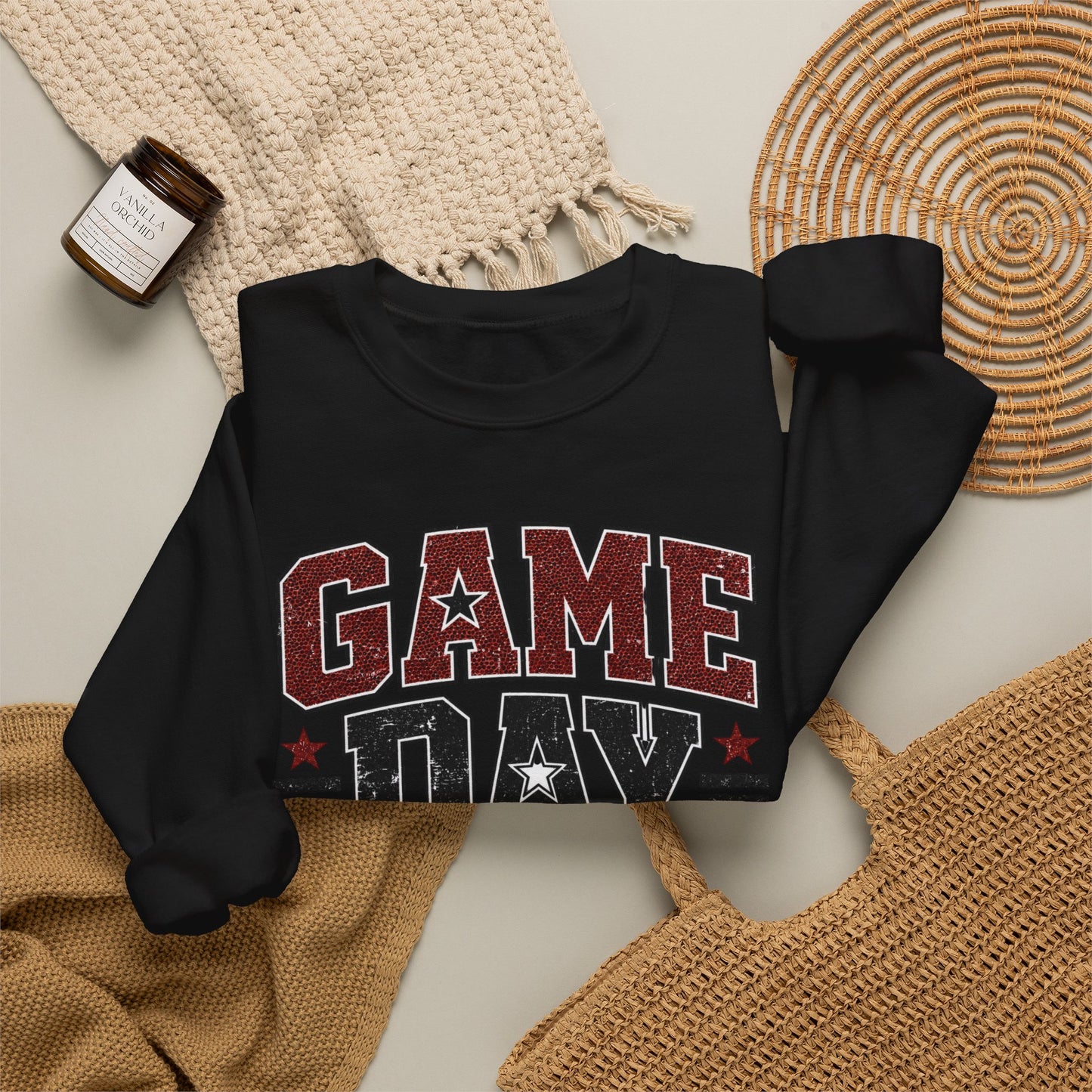 Game Day Mode Sweatshirt — Football Fan Crewneck