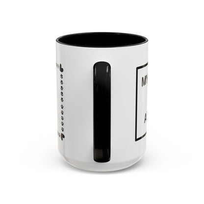 Funny Dog and I Talk Sh*t about you Coffee Mug