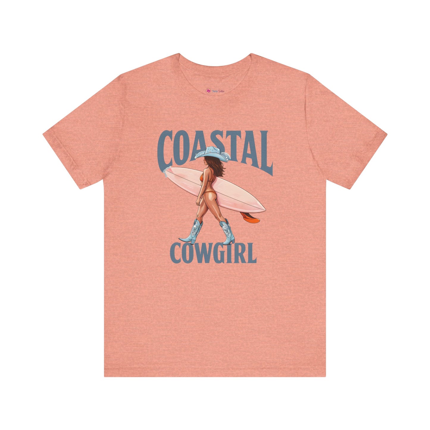 Coastal Cowgirl Tee — Surfing Cowgirl Graphic T-Shirt