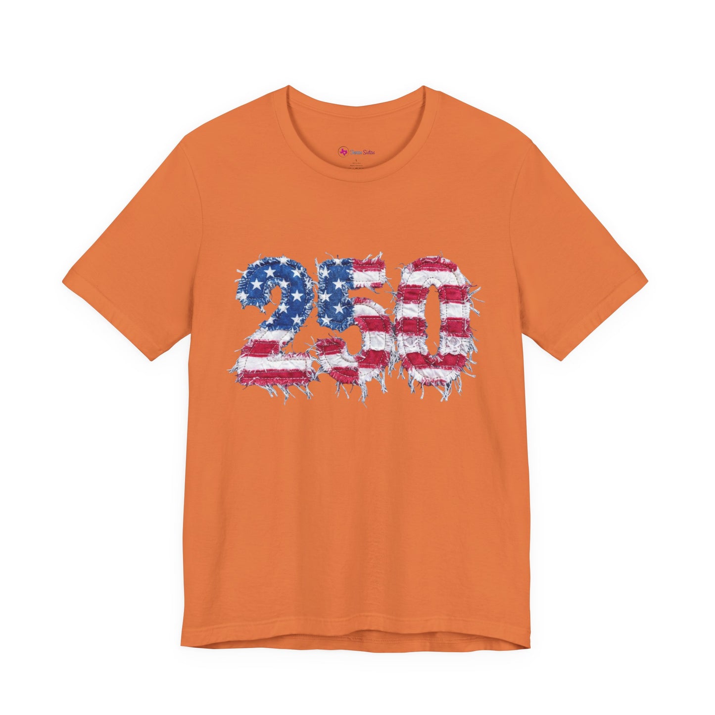4th of July Frayed Patch Graphic Tee — Patriotic Independence Day T-Shirt