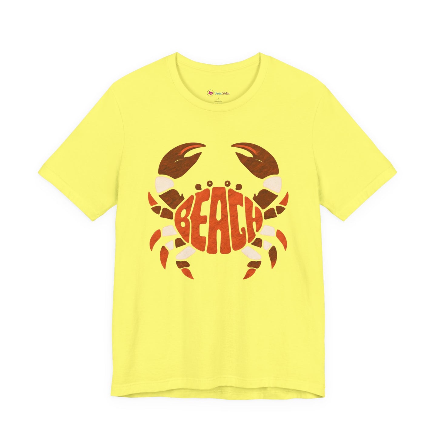 Beach Crab Graphic Tee — Retro Coastal Summer T-Shirt