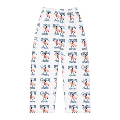 Coastal Cowgirl Pajama Pants — All-Over Print Beach Pattern