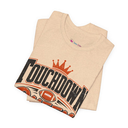 Touchdown Queen T-SHIRT Football Season Tailgate Time