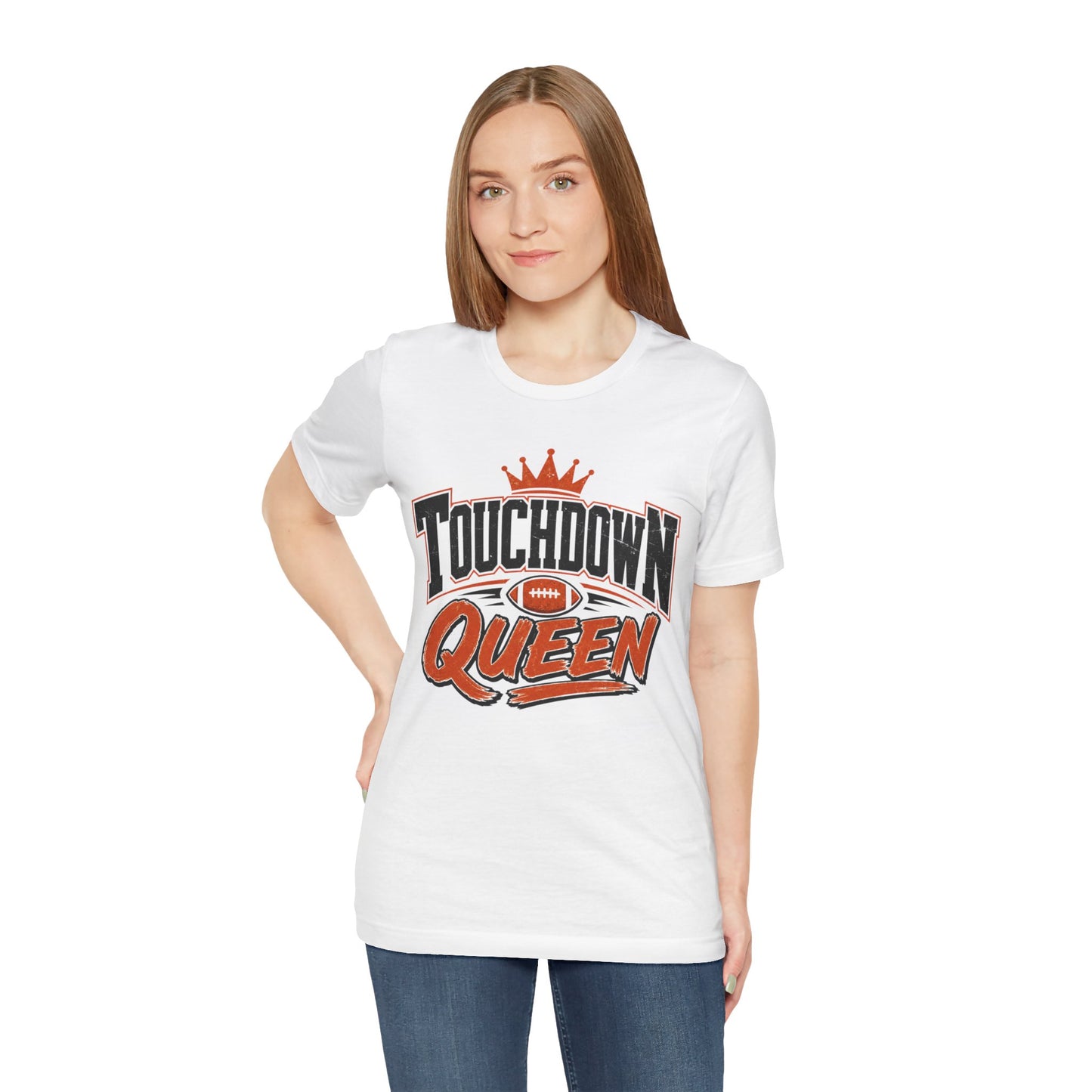 Touchdown Queen T-SHIRT Football Season Tailgate Time