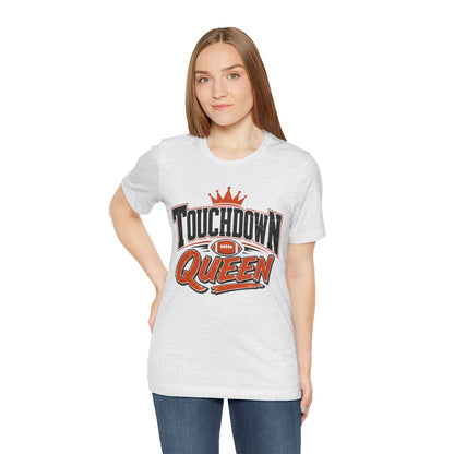 Touchdown Queen T-SHIRT Football Season Tailgate Time