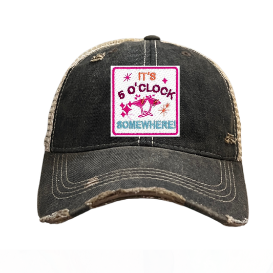It's 5 O'Clock Somewhere Hats - 4 CHOICES