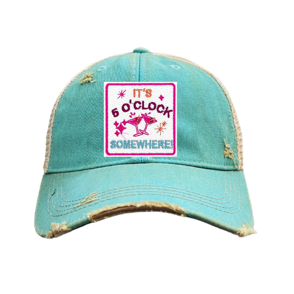 It's 5 O'Clock Somewhere Hats - 4 CHOICES