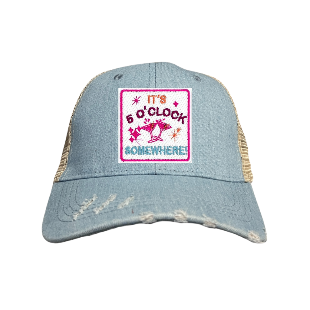It's 5 O'Clock Somewhere Hats - 4 CHOICES
