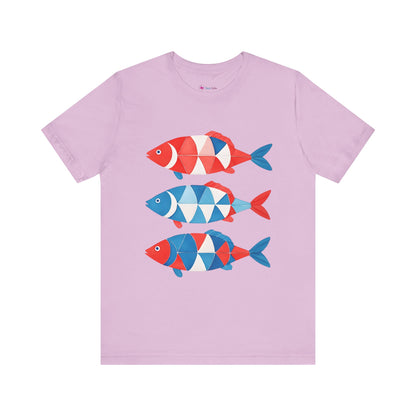 Patriotic Fish T-Shirt Unisex