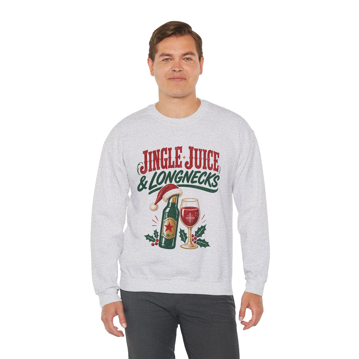 Jingle Juice & Longnecks Christmas Sweatshirt