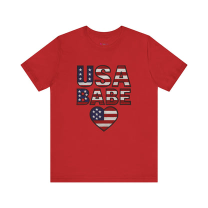USA BABE HEART T-SHIRT