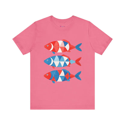 Patriotic Fish T-Shirt Unisex