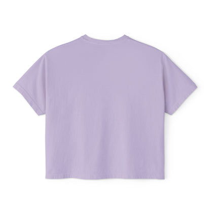 Beach Days Heart Graphic Tee — Women's Boxy Summer T-Shirt
