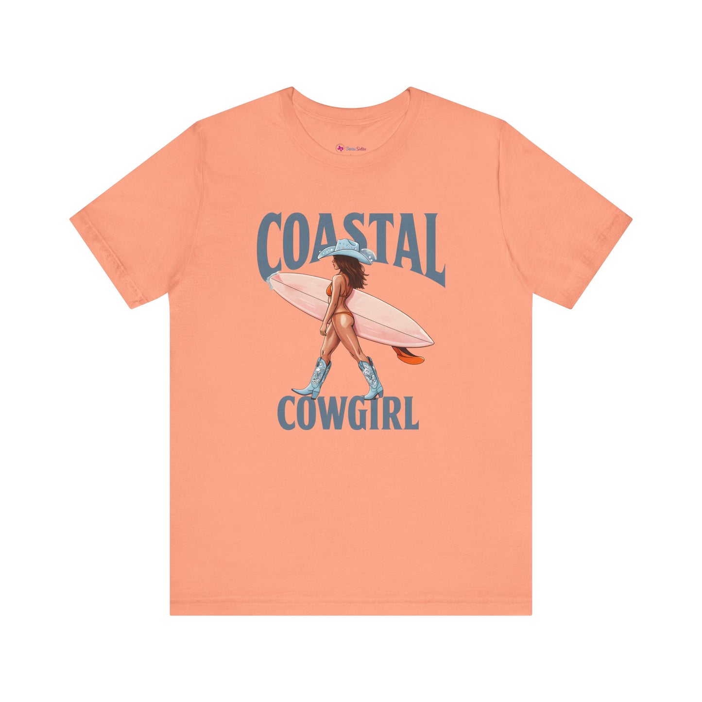 Coastal Cowgirl Tee — Surfing Cowgirl Graphic T-Shirt