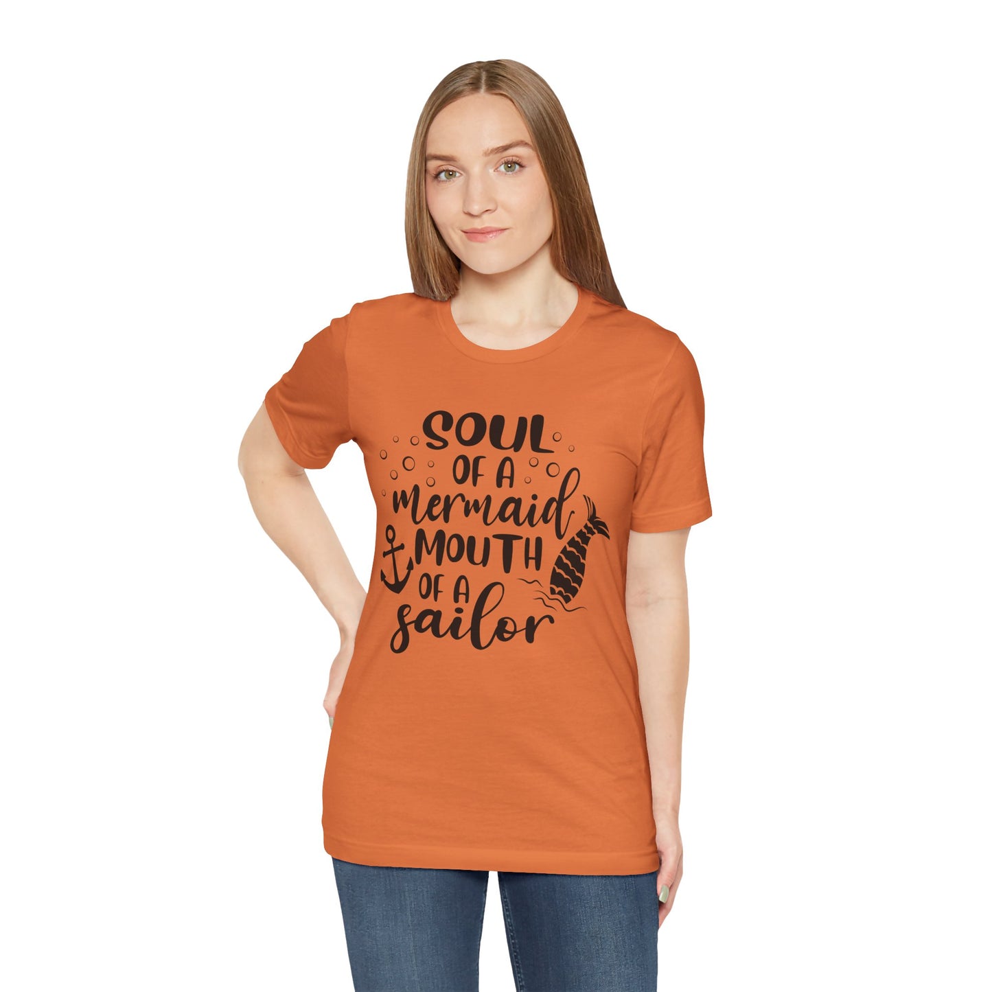 Mermaid Soul Tee — "Soul of a Mermaid, Mouth of a Sailor" Graphic T-Shirt