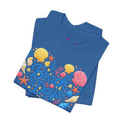 Beach Days heart seashells T-Shirt