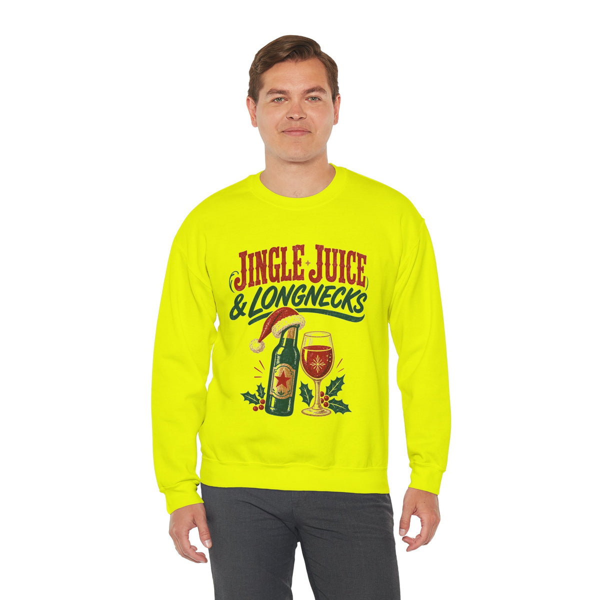 Jingle Juice & Longnecks Christmas Sweatshirt