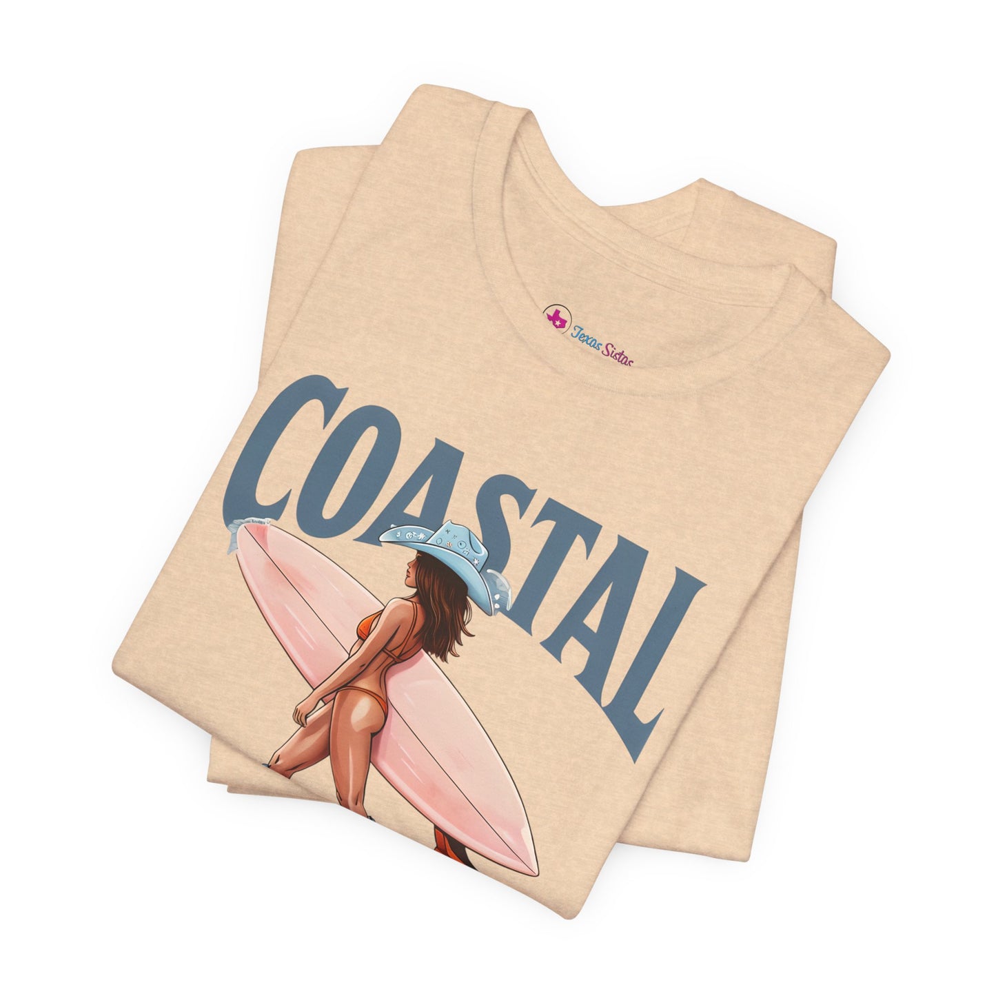 Coastal Cowgirl Tee — Surfing Cowgirl Graphic T-Shirt