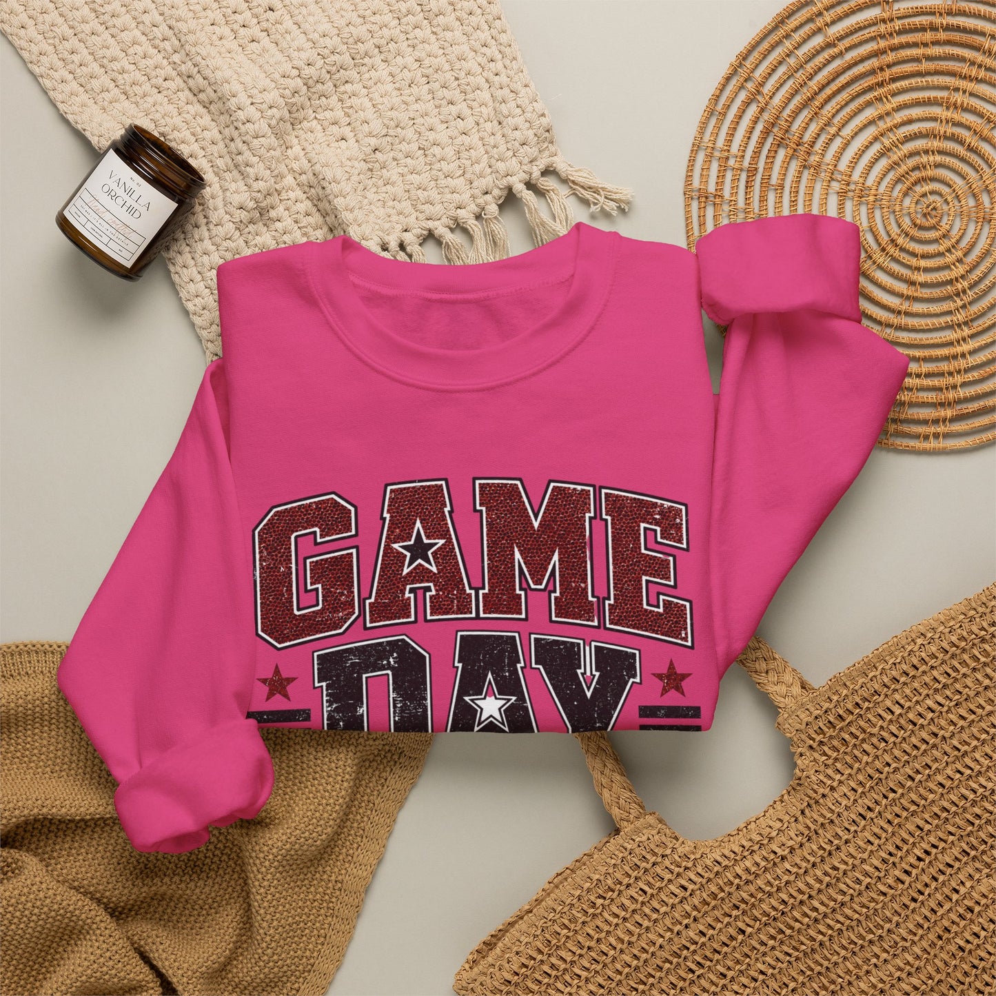 Game Day Mode Sweatshirt — Football Fan Crewneck