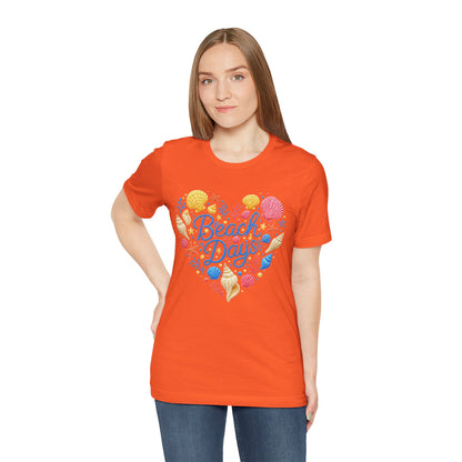 Beach Days heart seashells T-Shirt
