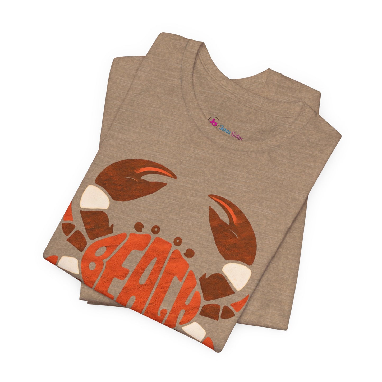 Beach Crab Graphic Tee — Retro Coastal Summer T-Shirt