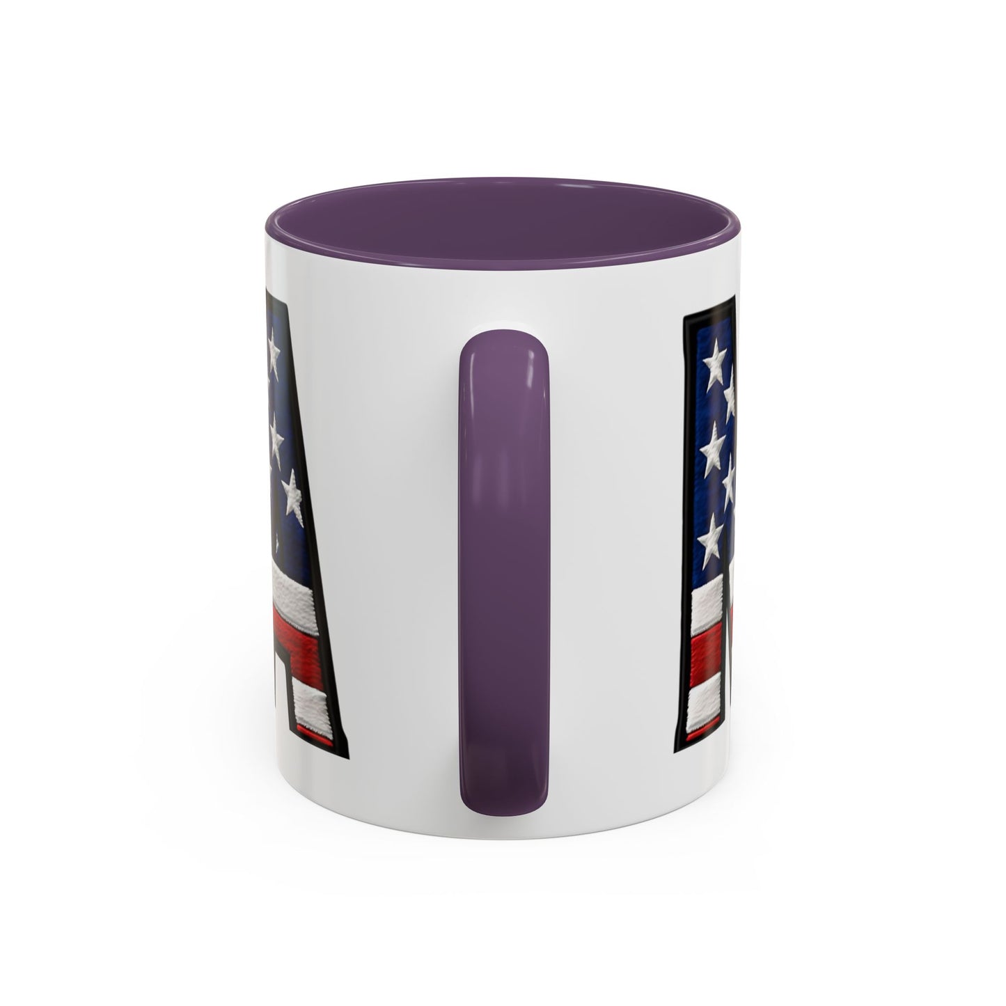 Patriotic AMERICA Flag MAMA Accent Coffee Mug 11 or 15oz