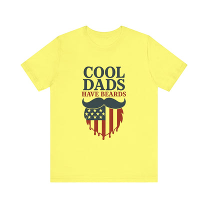COOL DADS HAVE BEARDS T-Shirt USA 4th OF JULY