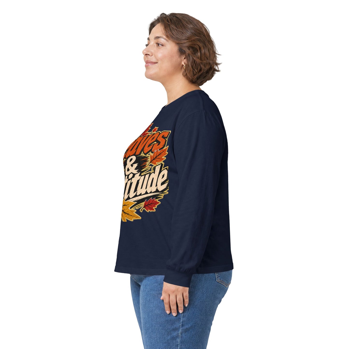 Leaves & Attitude Long Sleeve FALL T-SHIRT