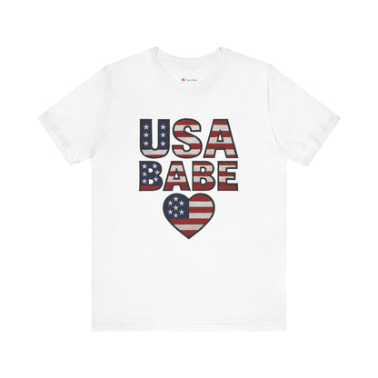 USA BABE HEART T-SHIRT