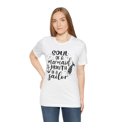 Mermaid Soul Tee — "Soul of a Mermaid, Mouth of a Sailor" Graphic T-Shirt