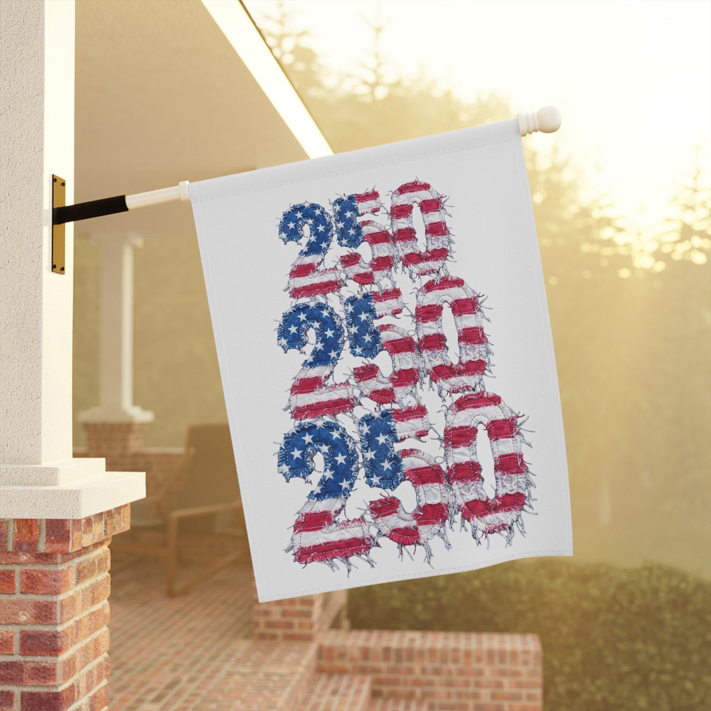 Garden Flag - 250TH 4th of July USA Flag