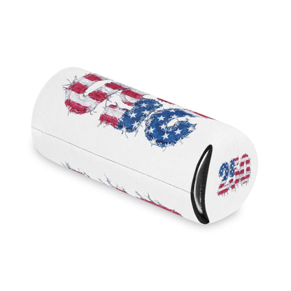 Patriotic USA Flag 250th Can Cooler - Reg or Slim Beer Koozie for 4th of July