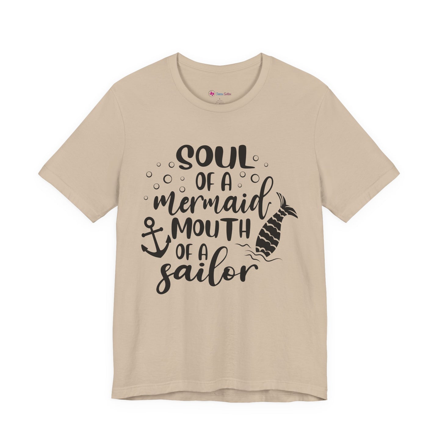 Mermaid Soul Tee — "Soul of a Mermaid, Mouth of a Sailor" Graphic T-Shirt