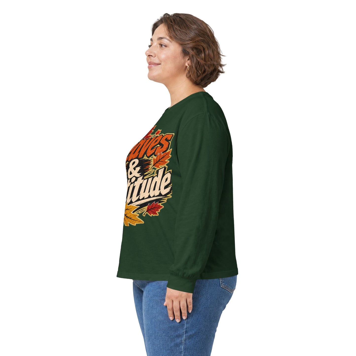 Leaves & Attitude Long Sleeve FALL T-SHIRT