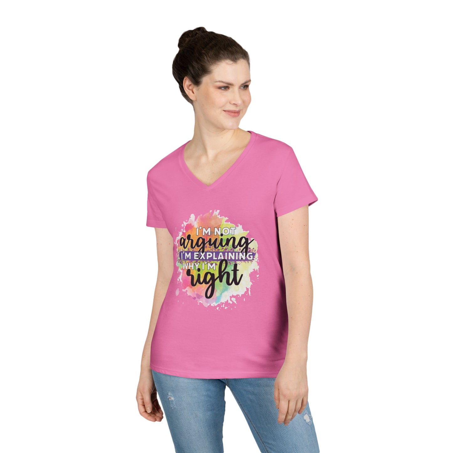 I'm Not Arguing I'm Explaining Why I'm Right V-Neck T-Shirt